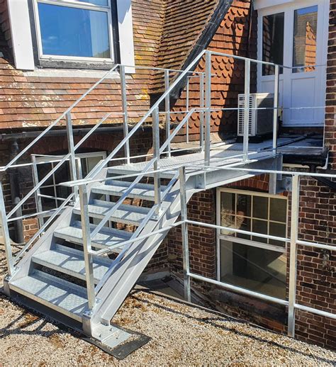 metal fire escape fabrication|metal fire escapes for sale.